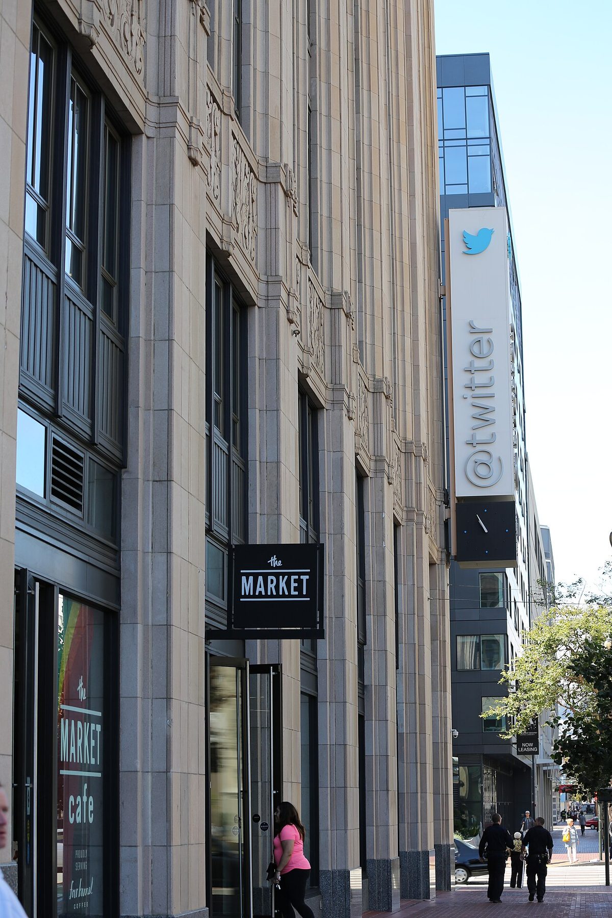 Twitter’s headquarters at the Market Square complex in San Francisco.