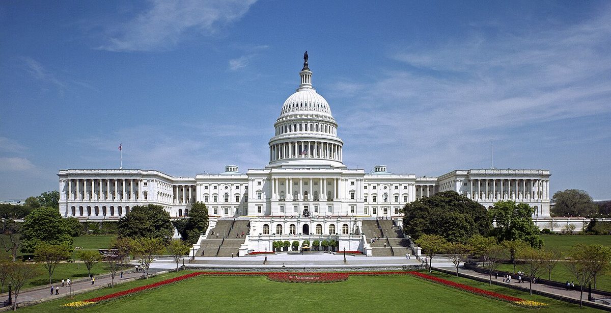 The west front of the U.S. Capitol.