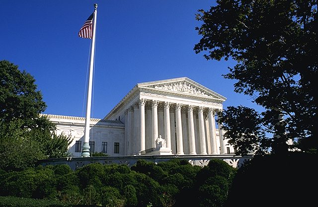 The U.S. Supreme Court building.