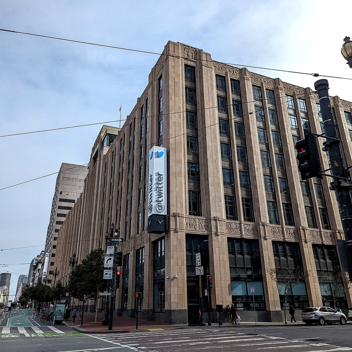 Twitter’s headquarters on Market Street, San Francisco.