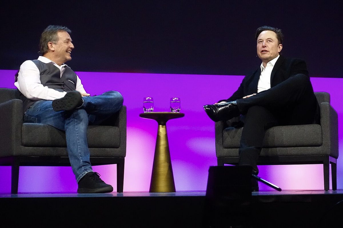 Elon Musk interviewed about Twitter at TED, April 2022.